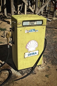 Petrol station benzine refueling