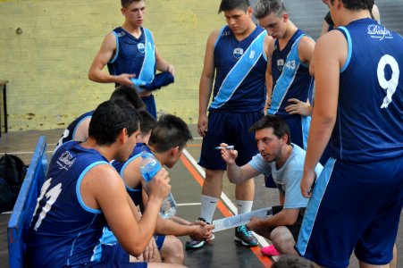 Coach Giving Sports Team Talk