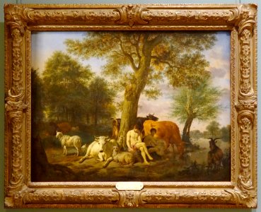 Mercure Argus Et Io Adriaen Van De Velde 1665 Muse Du Petit Palais Paris
