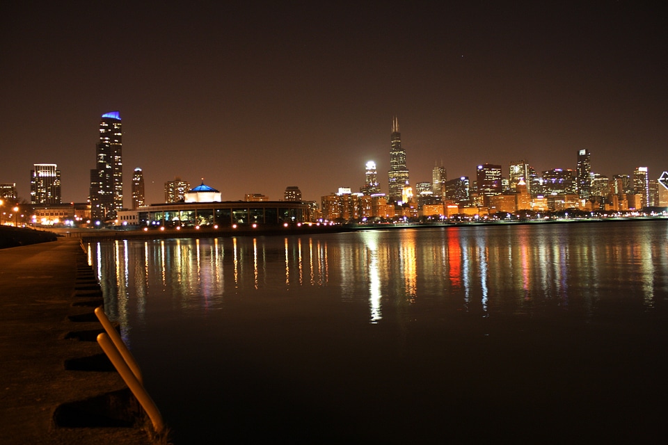 Skyline chicago cityscape