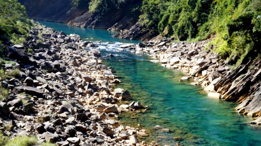 Lukha River The Green Reflection photo