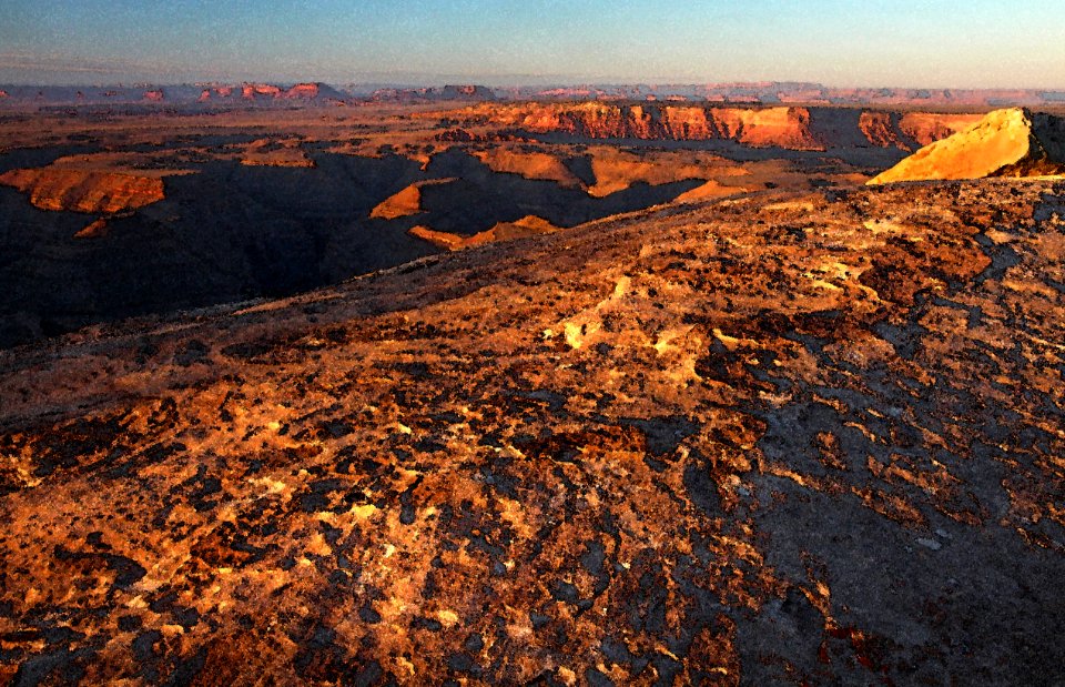MULEY POINT SAN JUAN CO UTAH - 2016-09-26 - Campsite In Morning -16