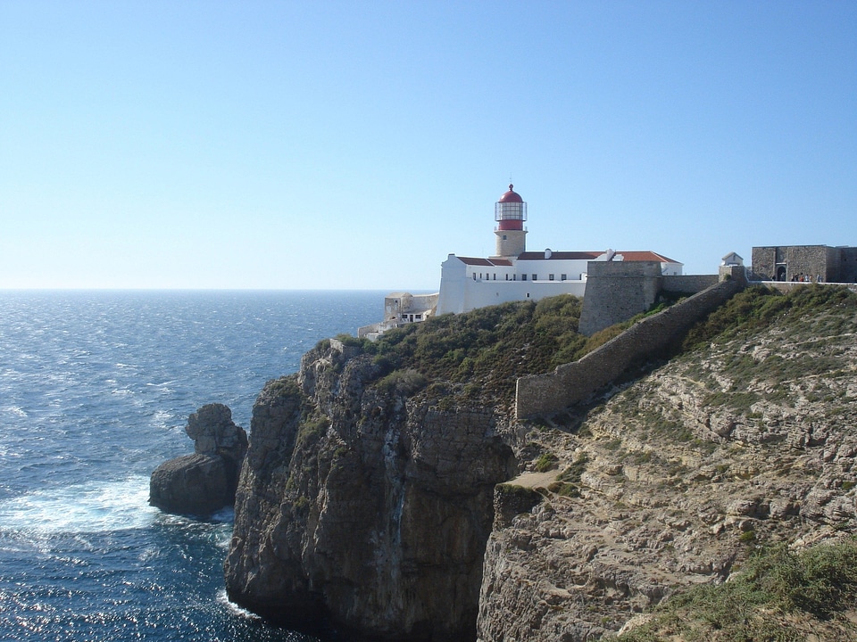 Algarve lighthouse sea photo
