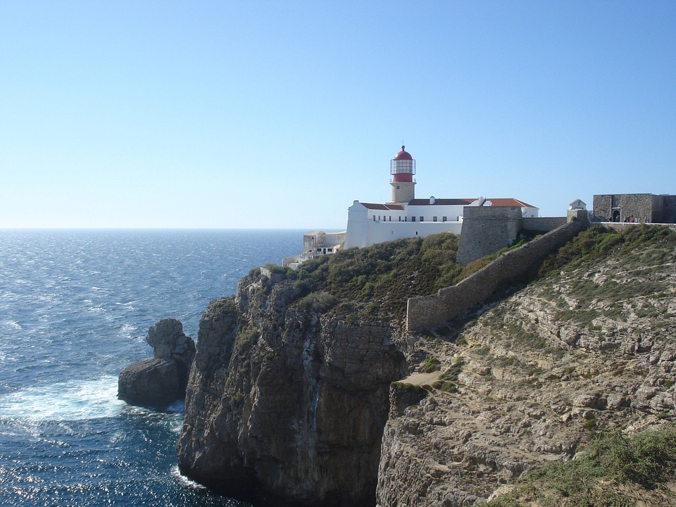 Algarve lighthouse sea
