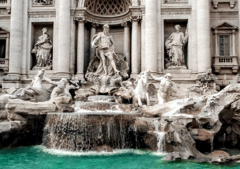 Trevi Fountain Rome Italy