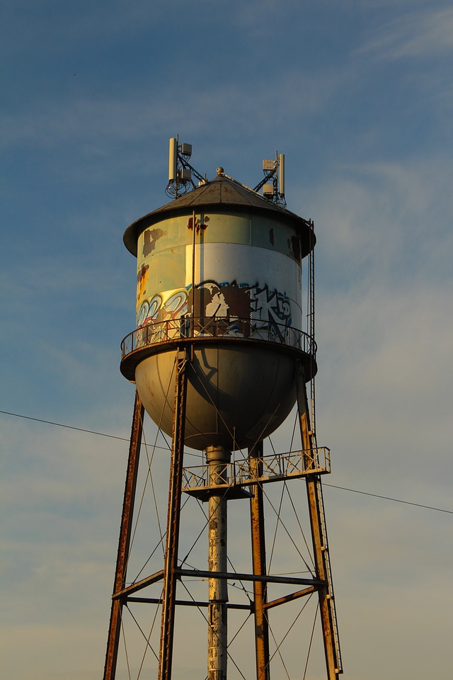 Historic metal landmark