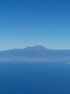 Mountain teide canary islands photo