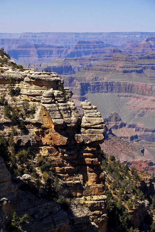 National park tourist attraction erosion