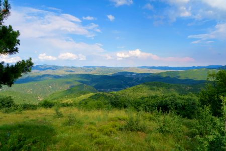 Highland Sky Grassland Vegetation photo