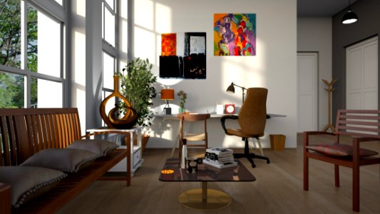 Living Room Room Interior Design Furniture photo