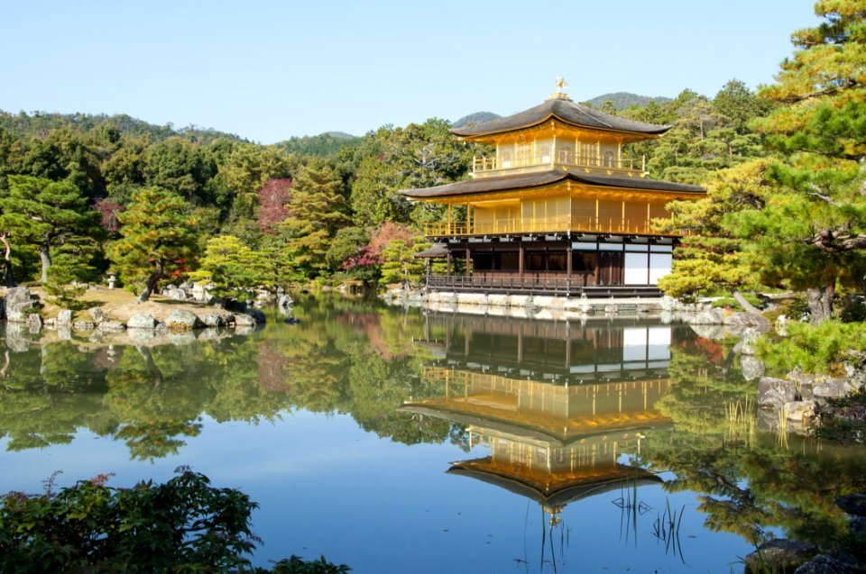 Reflection Chinese Architecture Nature Water