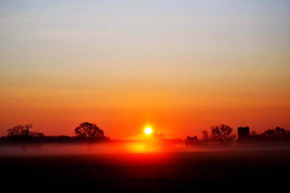 Sunrise Dawn Horizon Sky