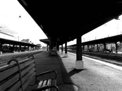 Metropolitan Area Transport Train Station Track photo
