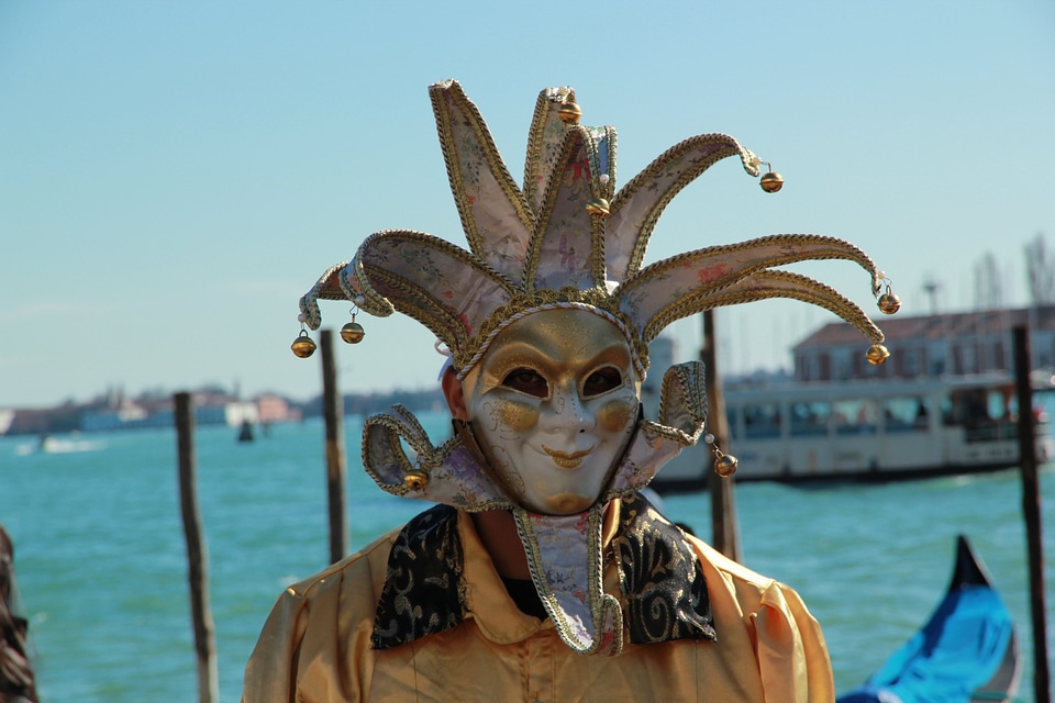 Carnival harlequin venezia