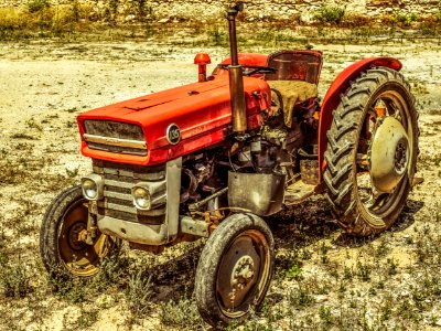 Tractor Agricultural Machinery Motor Vehicle Agriculture photo