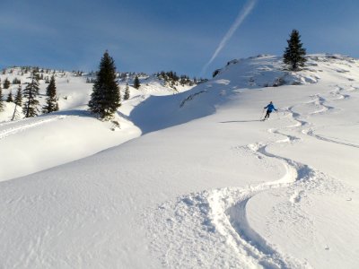 Piste Snow Mountain Range Winter photo