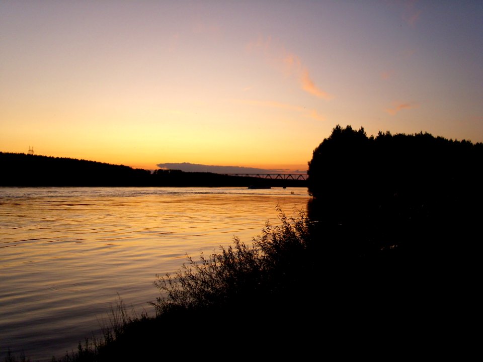 Sky Sunset Water River