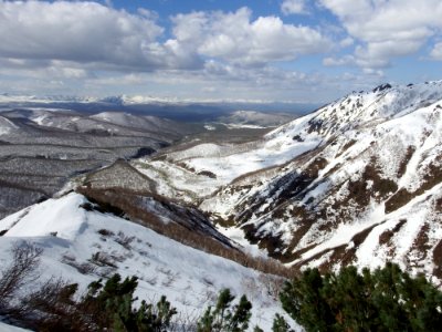 Mountainous Landforms Ridge Snow Mountain photo