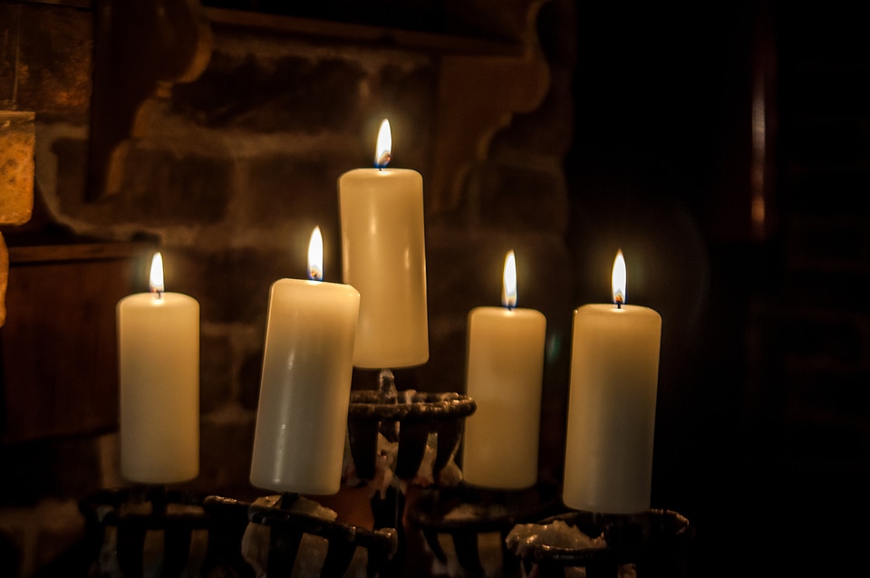 Candle decoration celebration