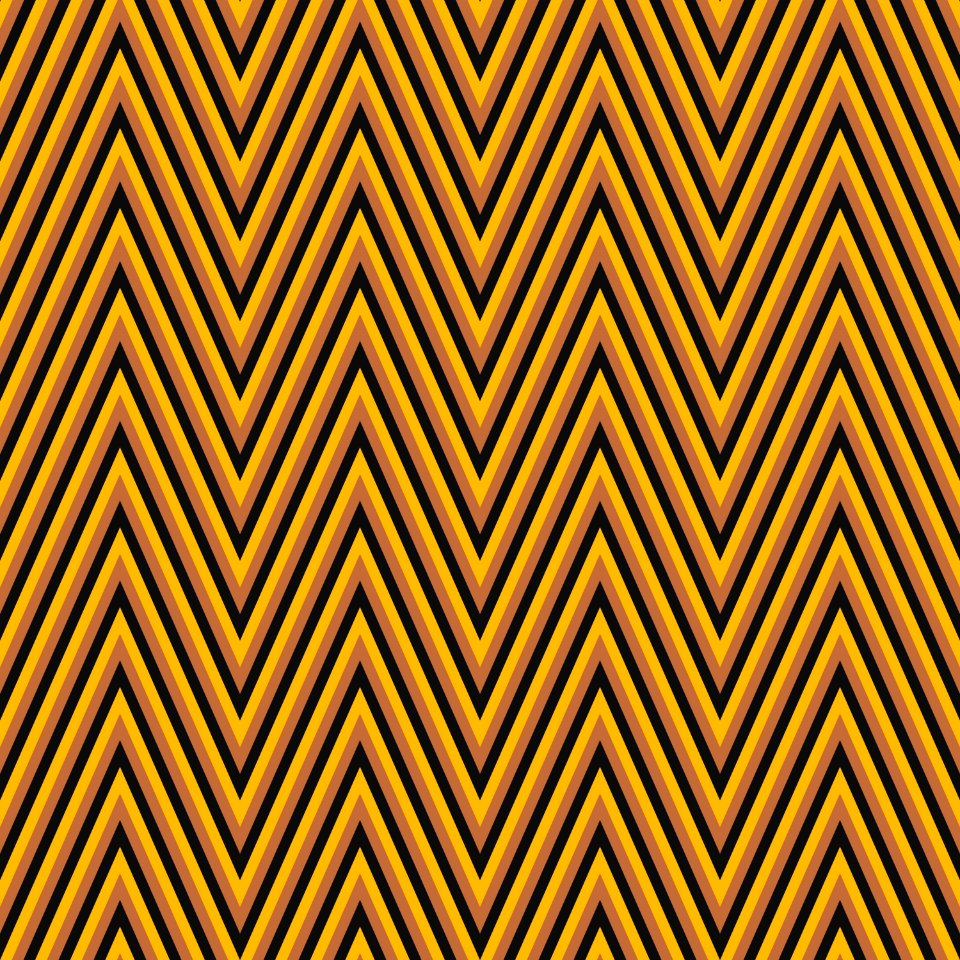 Yellow Orange Pattern Line