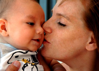 Cheek Nose Child Infant photo