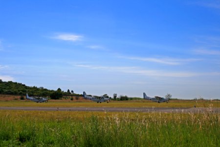 Sky Grassland Field Plain