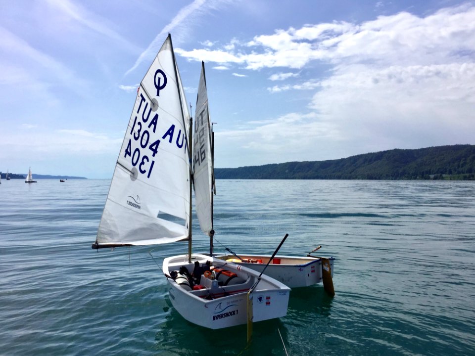 Sail Sailboat Dinghy Sailing Water Transportation