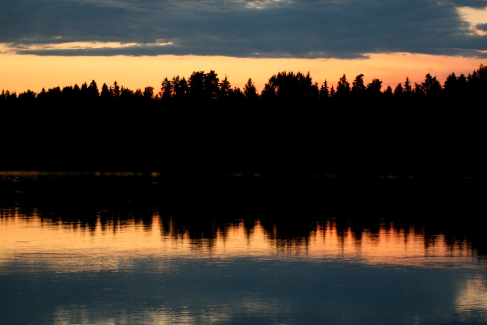 Reflection Sky Lake Water photo