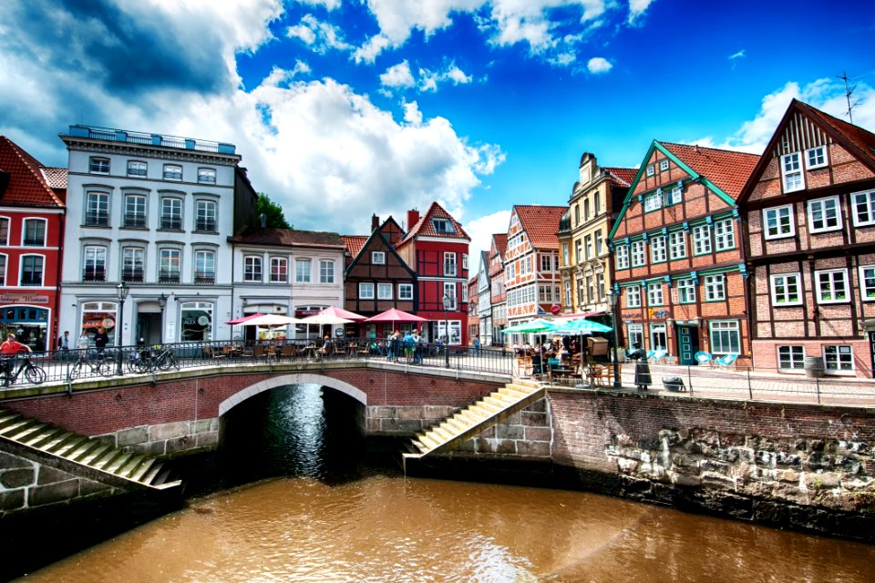 Waterway Water Town Canal