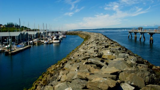 Waterway Marina Dock Sea photo