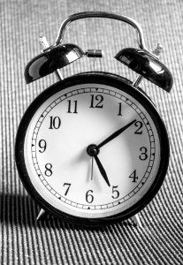Clock Black And White Monochrome Photography Alarm Clock