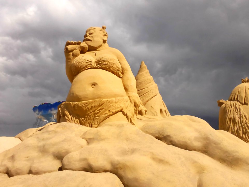 Sculpture Sand Statue Sky