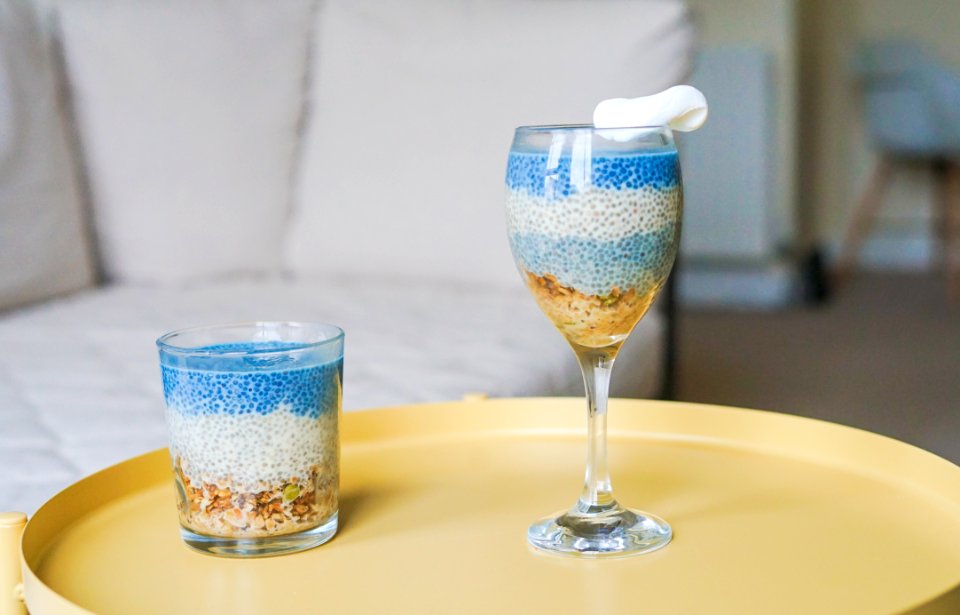 Two Clear Drinking Glasses