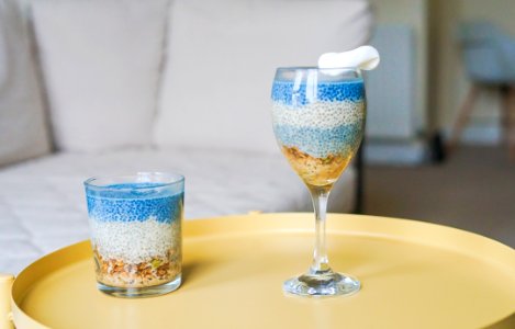 Two Clear Drinking Glasses photo
