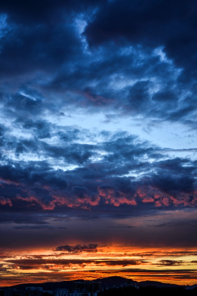 Scenic View Of Clouds During Dawn