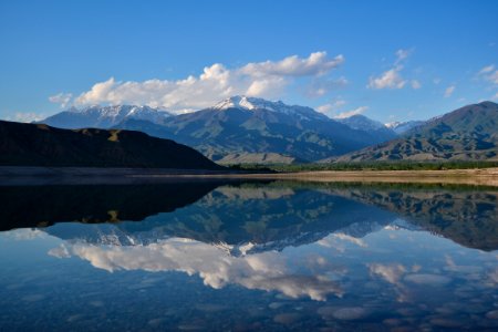 Reflective Photography Of Mountain