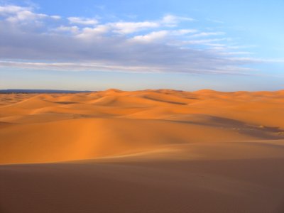 Erg Desert Sky Aeolian Landform photo
