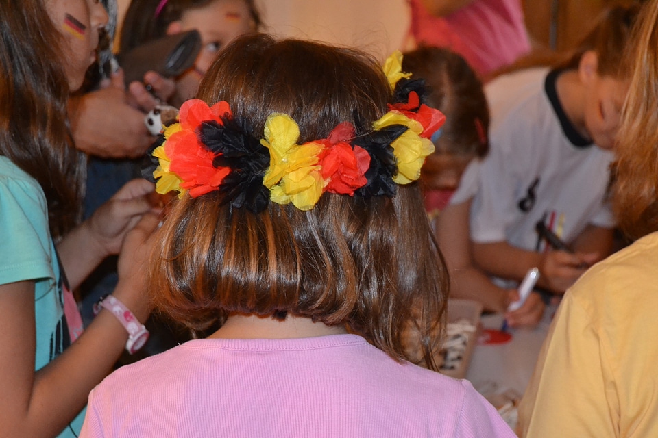 Chain flower chain hair accessories