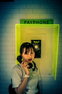 Woman At The Payphone photo