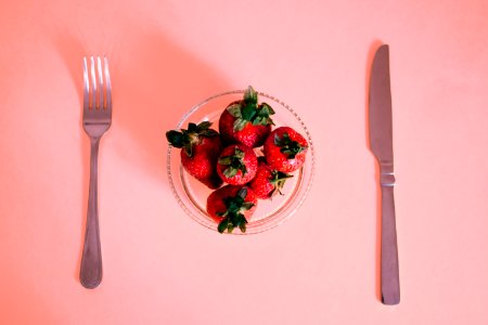 Bowl Of Strawberries photo