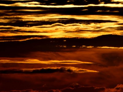 Sky Afterglow Horizon Atmosphere photo