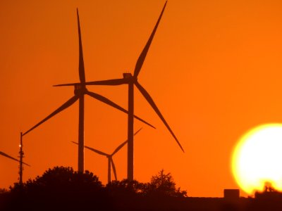 Wind Turbine Wind Farm Energy Windmill photo