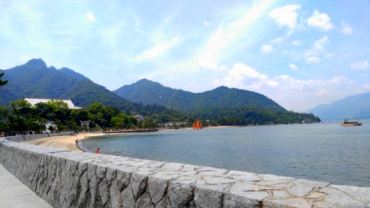 Coast Sky Bay Promontory