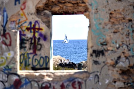 Blue Wall Art Tourism photo