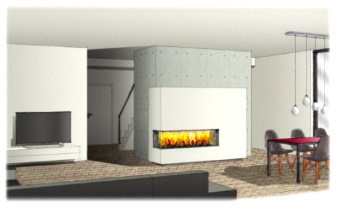 Fireplace Hearth Interior Design Heat