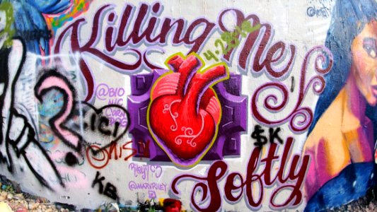 Art Pink Graffiti Street Art
