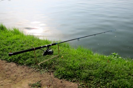 Fishing Rod Angling Casting Fishing Water Resources photo