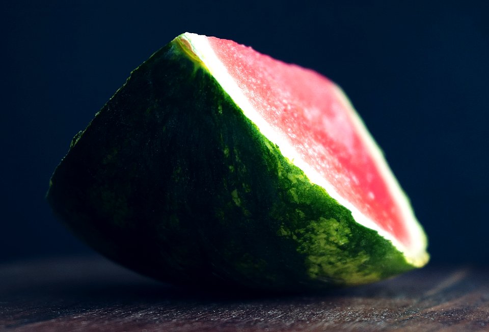 Selective Focus Photography Of Watermelon Slice