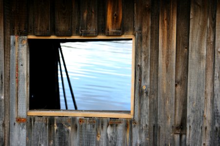 Wood Wall Window House