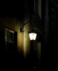 Darkness Night Light Light Fixture photo
